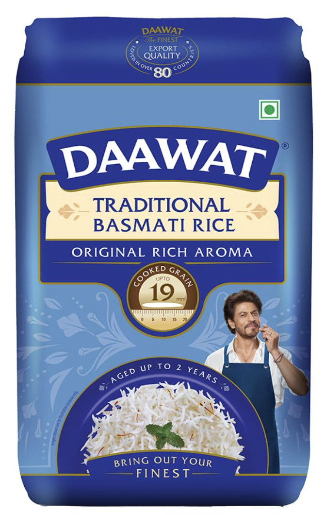 Daawat traditional basmat rice  – image 1