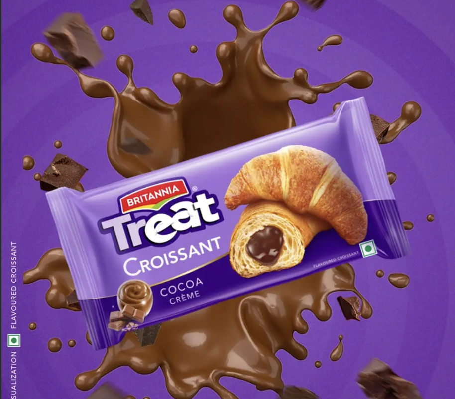 Britannia croissant coco creme cake – image 1