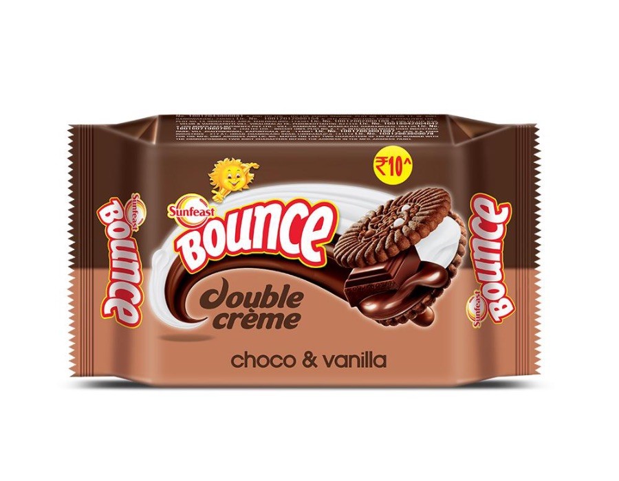 sunfeast bounce double cream biscuit