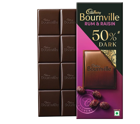Bournville rum and raisin chocolate