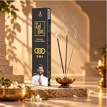 Zed Black 3 in 1 Agarbatti