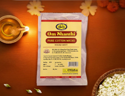 Om Shanthi Pure Cotten Wicks