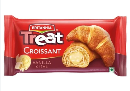 Britannia treat croissant vanilla creme