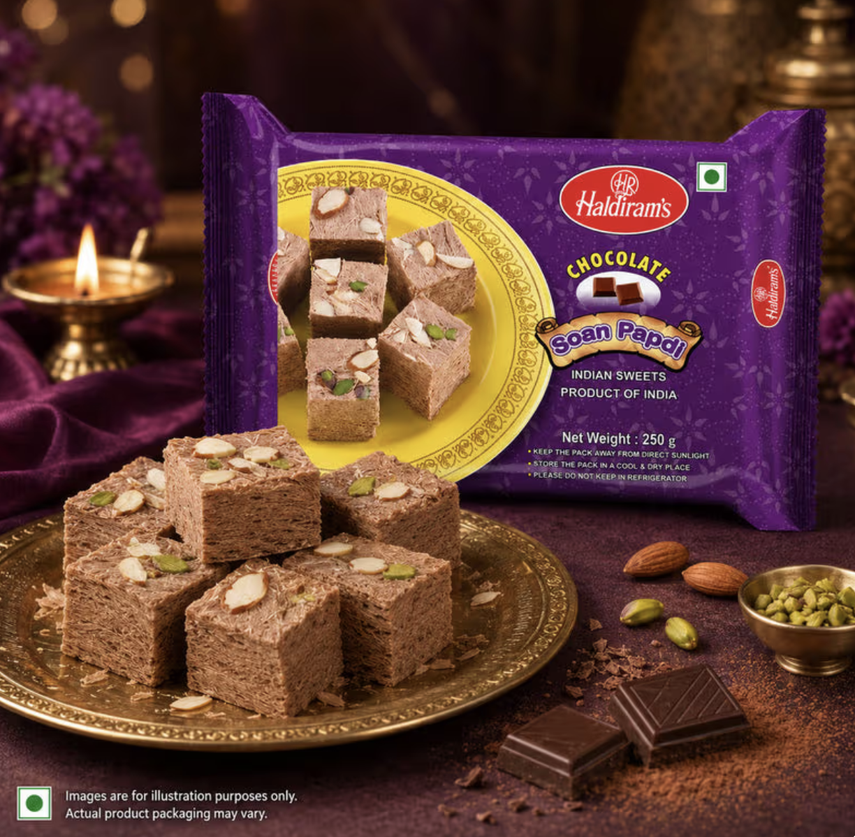 HALDIRAM CHOC SOAN PAPDI 250G