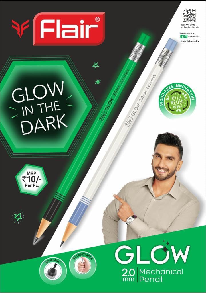 FLAIR Glow Extra Dark 2.0mm Mechanical Pencil