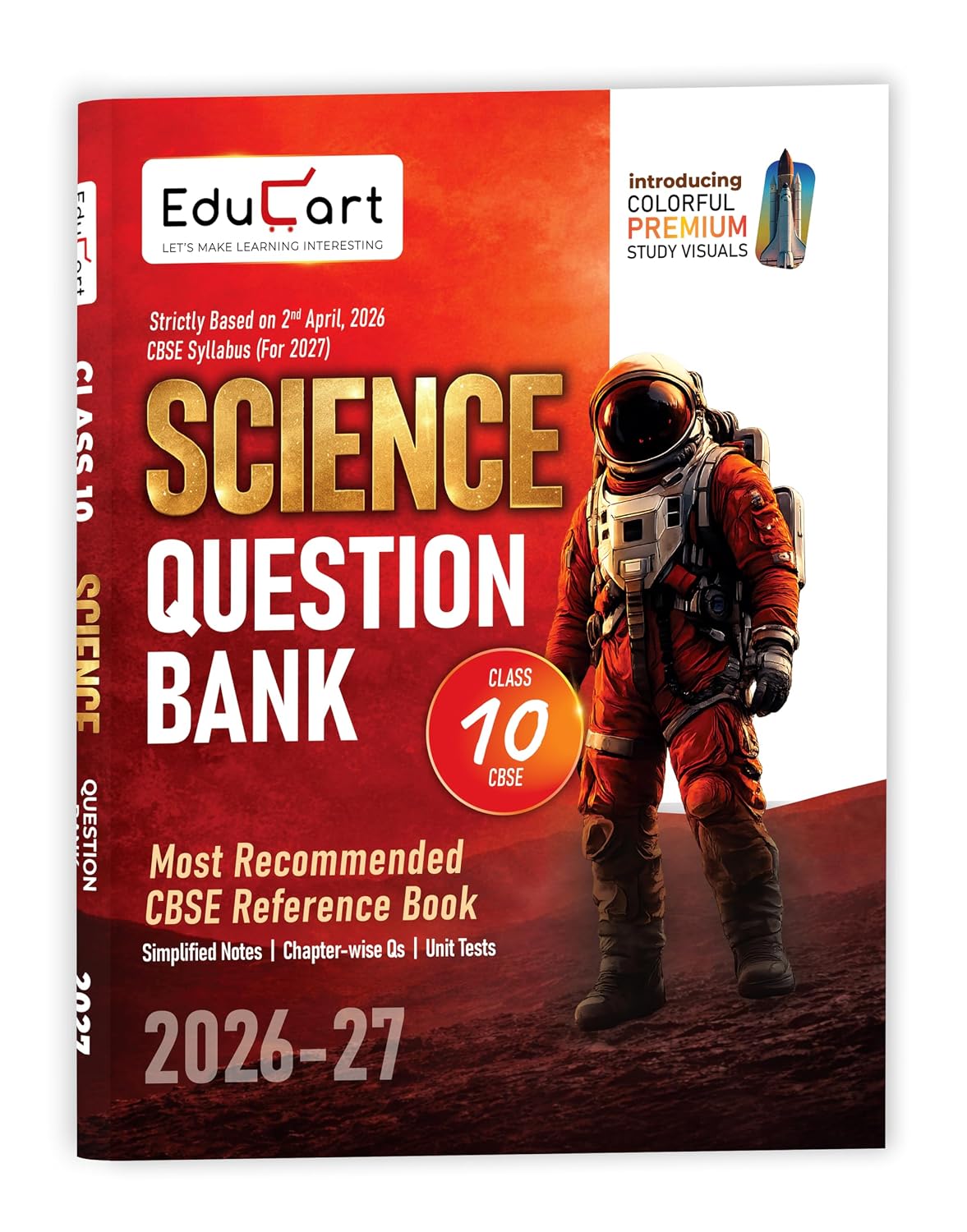 Educart CBSE Class 10 Science Question Bank 2026-27