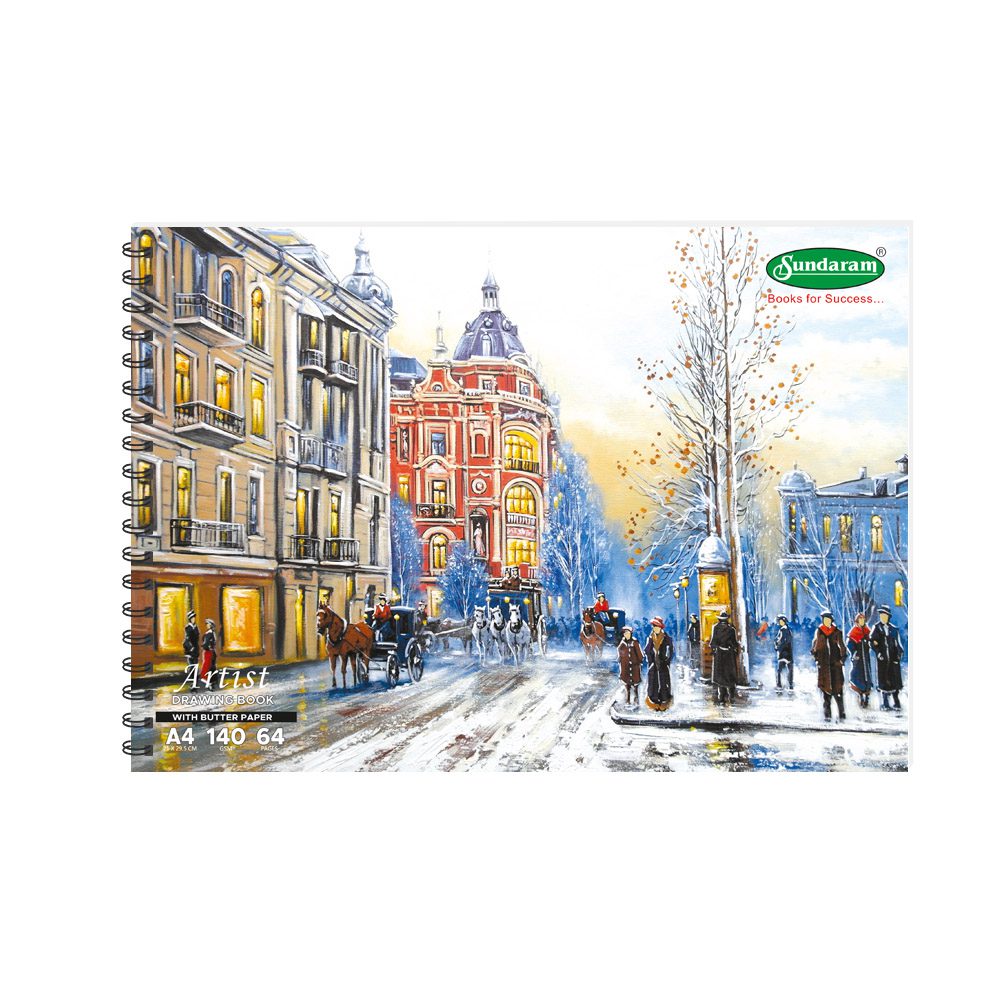Sundaram Artist Drawing Book (Butter Paper) – A4 – 64 Pages