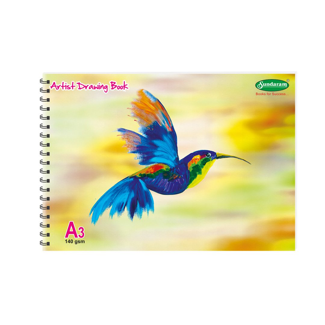 Artist Drawing Book – A3 (140 GSM Paper) – 100 Pages