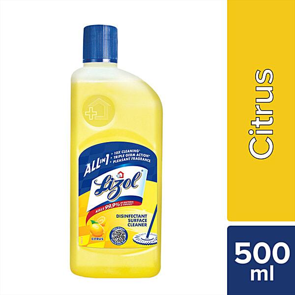 Lizol Disinfectant Surface Cleaner with Citrus – 500 ml