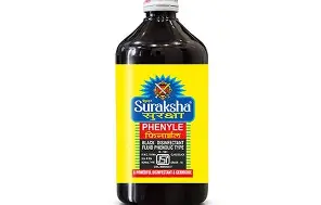 Roop Suraksha Black Disinfectant Fluid – Phenolic Phenyle – 450 ml