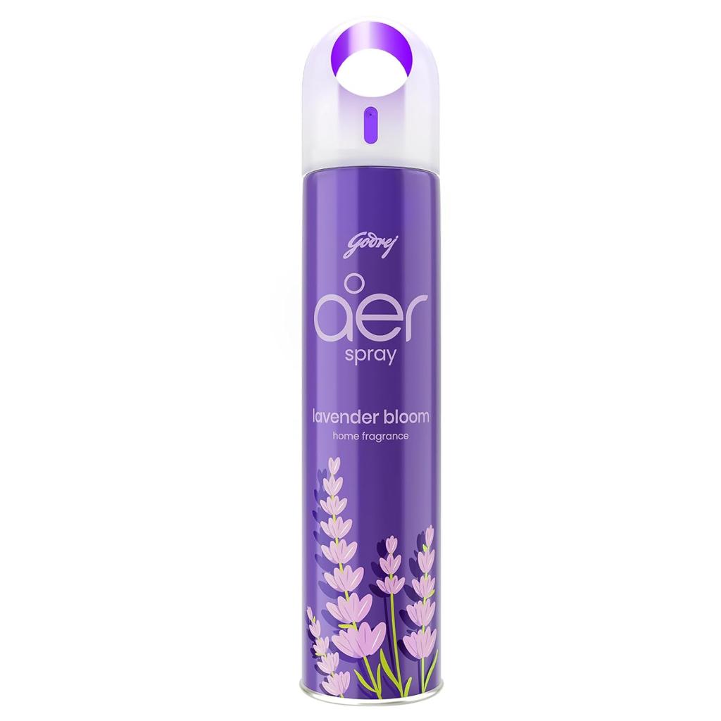 Godrej aer Spray – Lavender Bloom Home Fragrance, 180 ml
