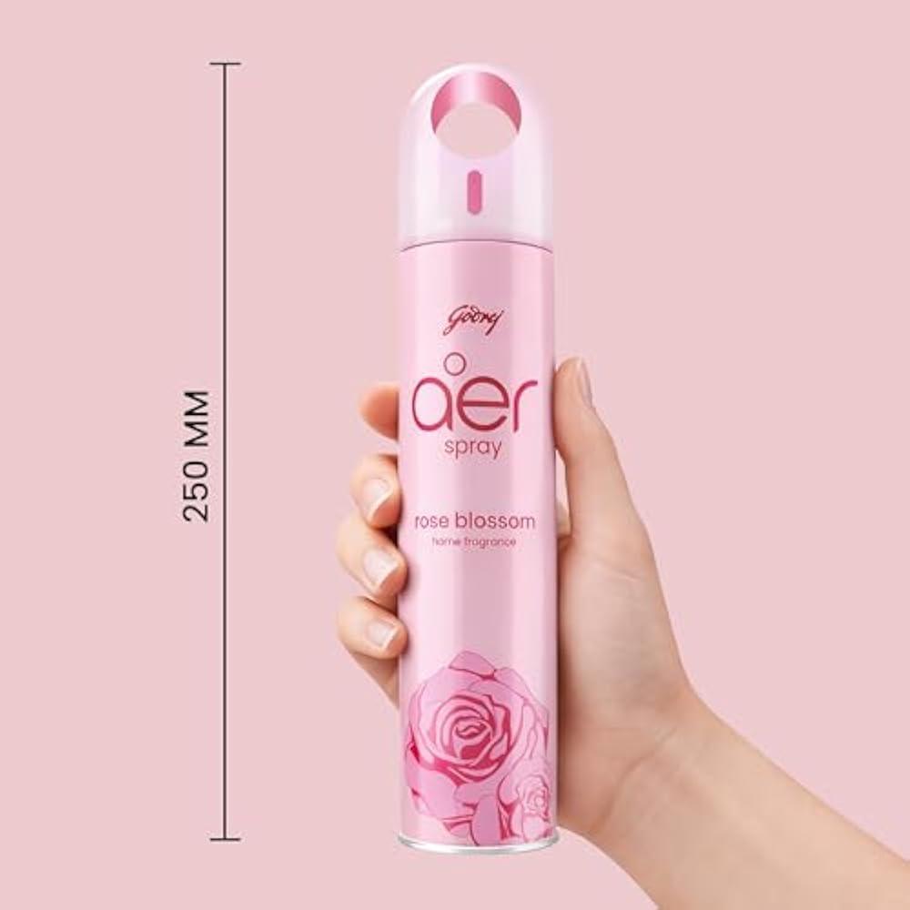 Godrej aer Spray – Rose Blossom Home Fragrance, 180 ml – image 3