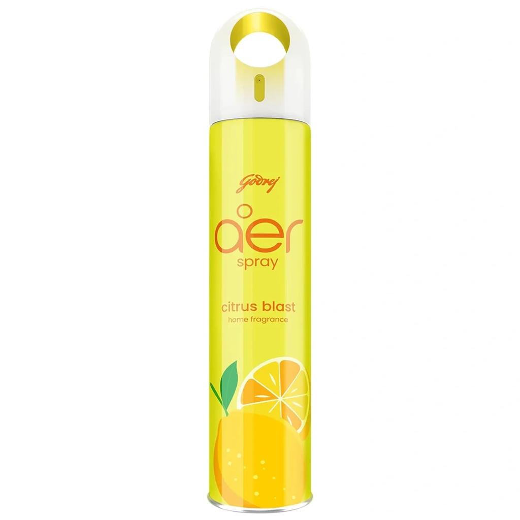 Godrej aer Spray – Citrus Blast Home Fragrance, 180 ml