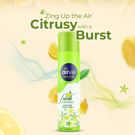 Airvel Room Spray – Fresh Lime N Citrus, 217 ml – image 2
