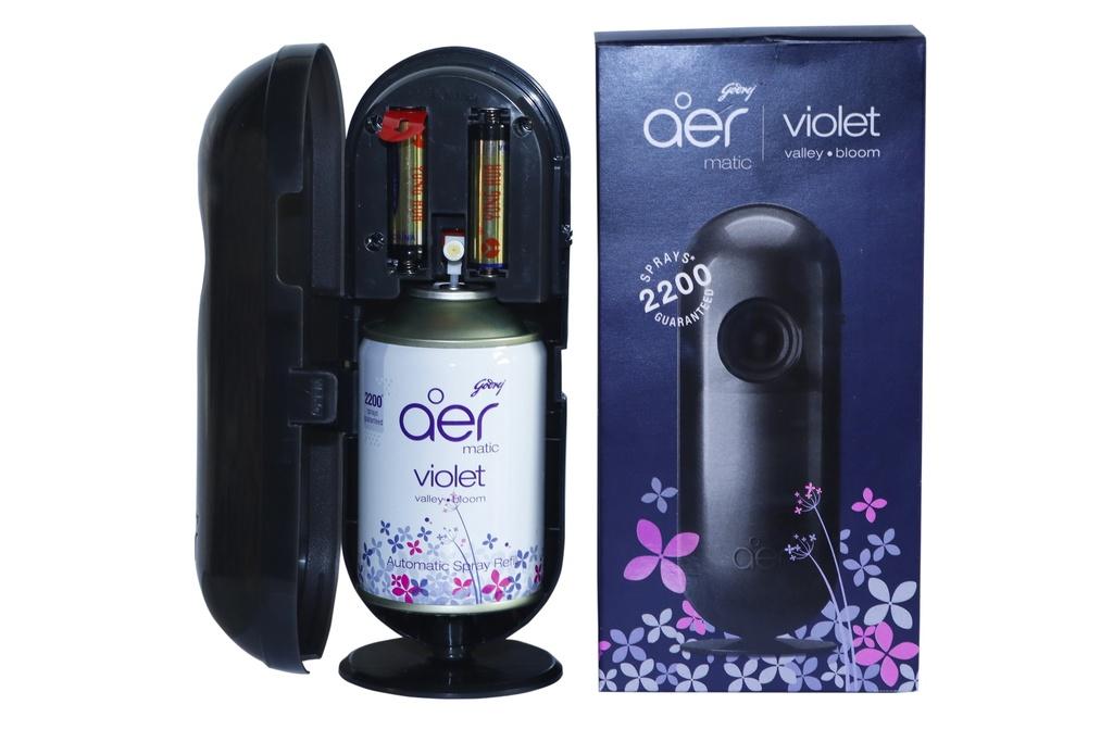 Godrej aer Matic – Violet Valley Bloom Automatic Room Freshener – image 3