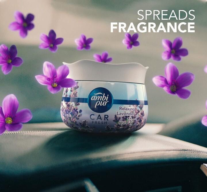 Ambi Pur Car Freshener – Relaxing Lavender, 75 g – image 3