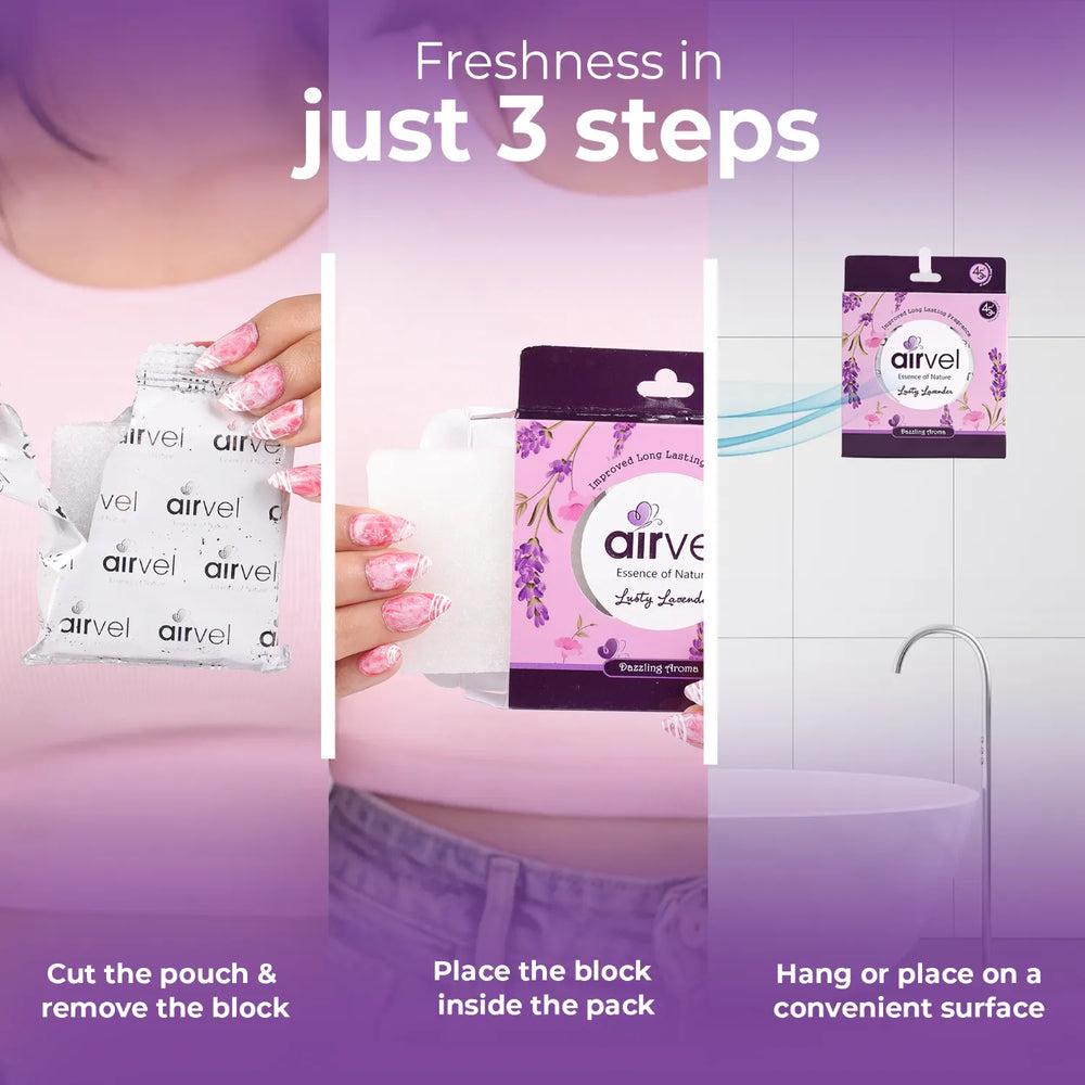 Airvel Lusty Lavender Air Freshener – 75 g – image 4