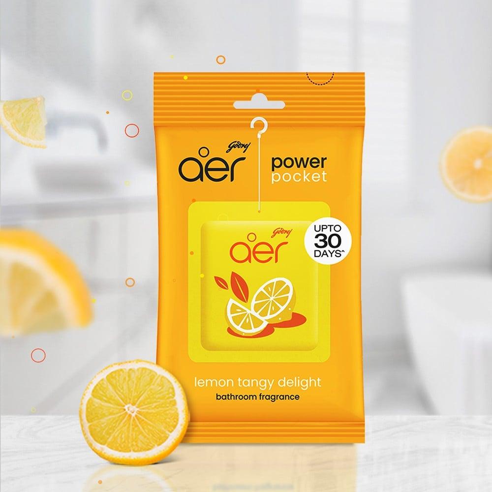 Godrej aer Power Pocket – Lemon Tangy Delight, 10 g – image 3
