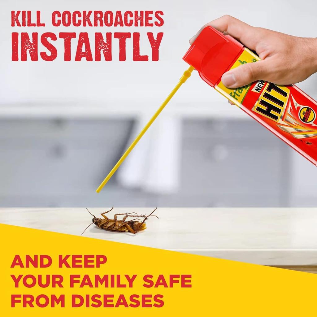 HIT Anti Roach – Kills Disease-Spreading Cockroaches, 200 ml – image 2