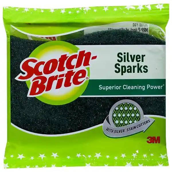 Scotch-Brite Silver Sparks Scrub Pad – Pack of 3 – image 3