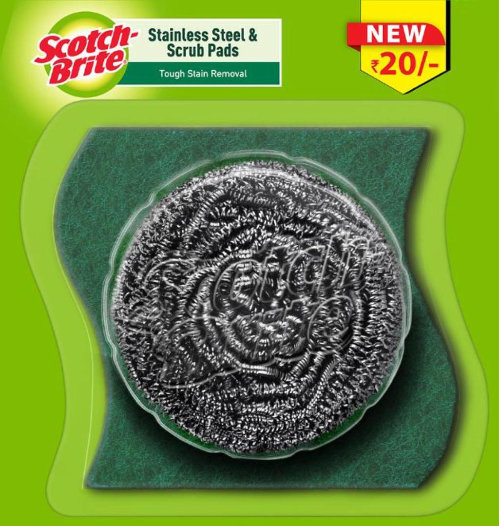 Scotch-Brite Stainless Steel Scrub & Scrub Pad – image 2