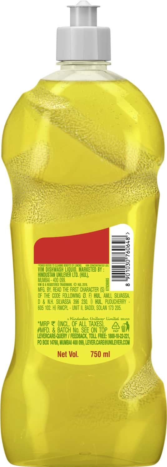 Vim Dishwashing Gel – 750 ml – image 2