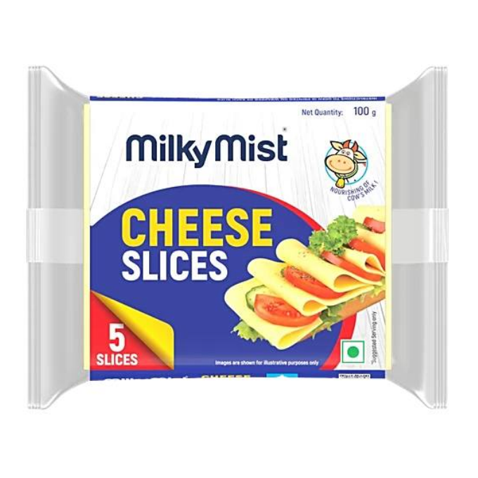Milky Mist Cheese- Slices 100g – image 1